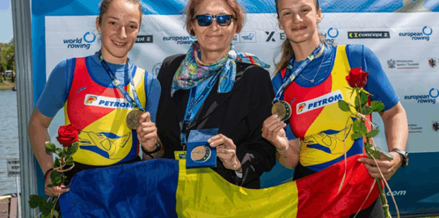 5 medalii pentru canotorii români, dintre care două de aur, la Campionatele Europene de Juniori din Polonia-1