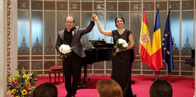 Ambasada României în Spaniei a marcat 101 ani de la Marea Unire, alături de pianistul Josu de Solaun și soprana Rodica Vică