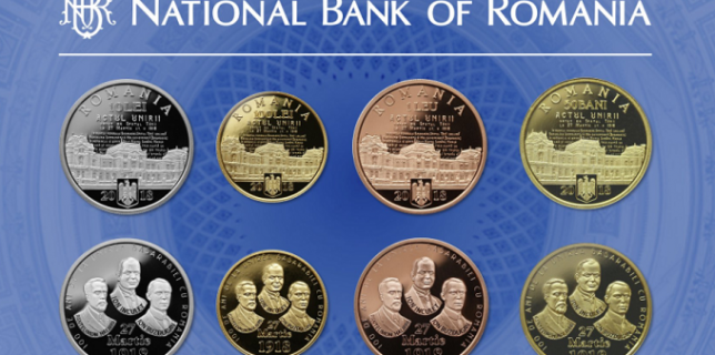BNR lansează monede dedicate împlinirii a 100 de ani de la unirea Basarabiei cu România