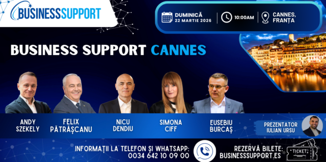 Business Support ajunge la Cannes pe 22 Martie 2026
