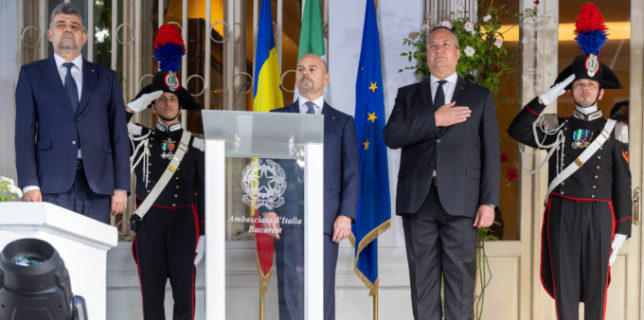 Ciucă: România şi Italia lucrează îndeaproape pentru a aduce la zi Parteneriatul Strategic Consolidat