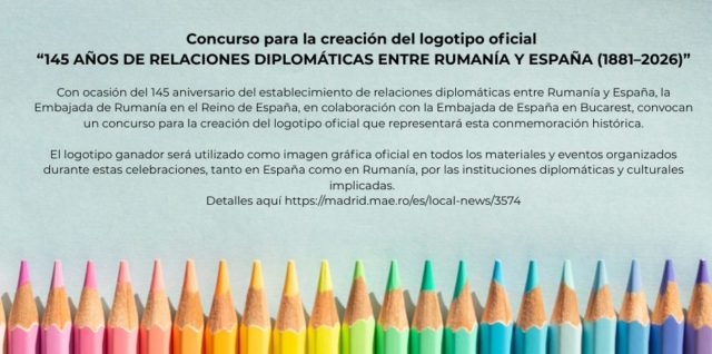 Concurs-pentru-crearea-logo-ului-oficial-145-DE-ANI-DE-RELATII-DIPLOMATICE-INTRE-ROMANIA-SI-SPANIA-1881–2026