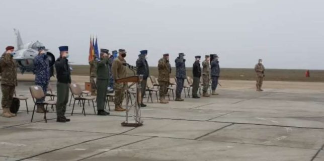 Constanţa: Ceremonial de certificare NATO a Forţelor aeriene spaniole