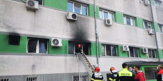Constanţa: Incendiu la Secţia ATI a Spitalului de Boli Infecţioase; a fost activat Planul roşu de intervenţie