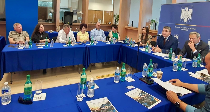 Consulatul General al României la Madrid a găzduit o întâlnire dedicată oamenilor de afaceri români din domeniul transporturilor din Comunitatea Madrid