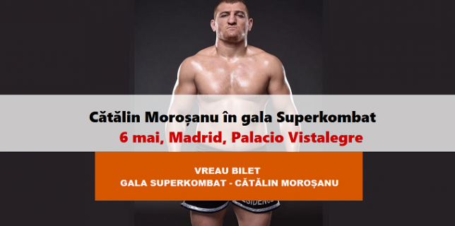 Cu cine se va lupta Moroșanu în MAREA GALĂ Superkombat 6 mai Madrid la Palacio Vistalegre