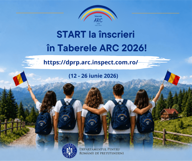 DRP deschide înscrierile pentru Taberele ARC 2026 9.000 de locuri gratuite pentru copiii și tinerii români din diaspora și comunitățile istorice