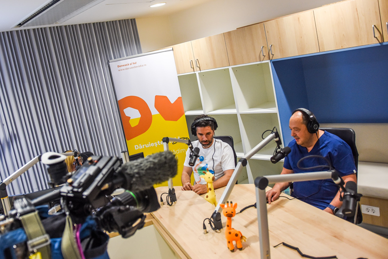 Dăruiește Viață a inaugurat studioul radio din Spitalul construit de români
