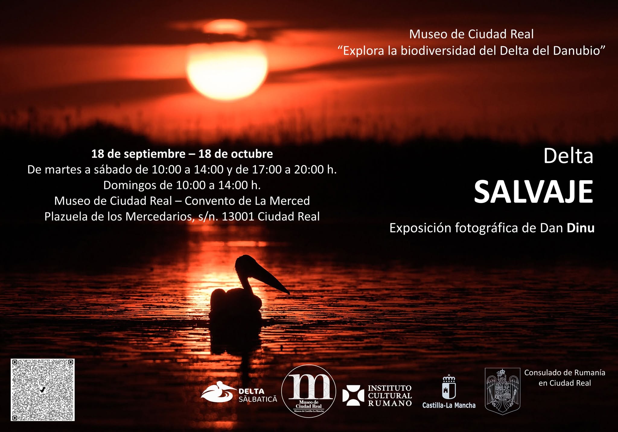 Delta Salvaje frumusețea Deltei Dunării, expoziție fotografică la Ciudad Real