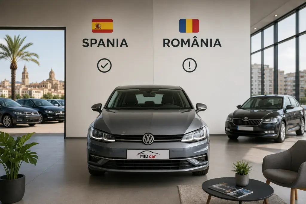 Diferențele dintre piața auto din Spania și cea din România
