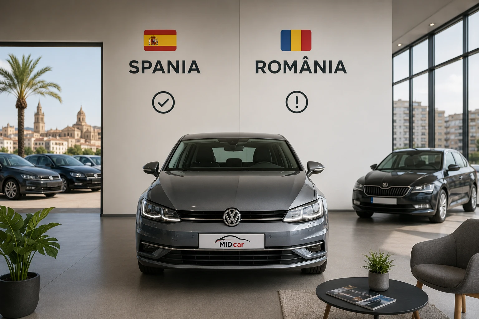 Diferențele dintre piața auto din Spania și cea din România
