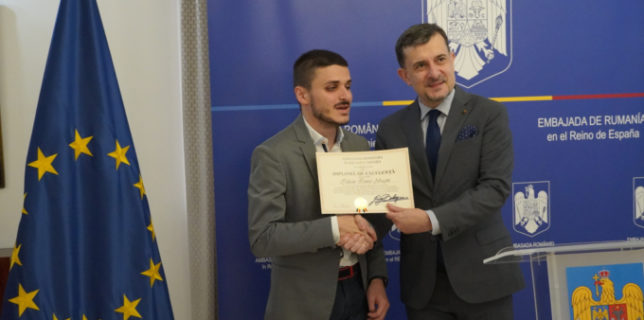 Diplomă de Excelență pentru Iulian Ionuț Abagiu