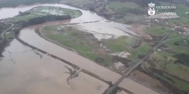 El Gobierno de Cantabria solicita la intervención de emergencias Es una auténtica catástrofe
