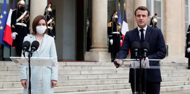 France Presse: Macron şi-a exprimat sprijinul pentru Maia Sandu, preşedinta pro-europeană a Republicii Moldova