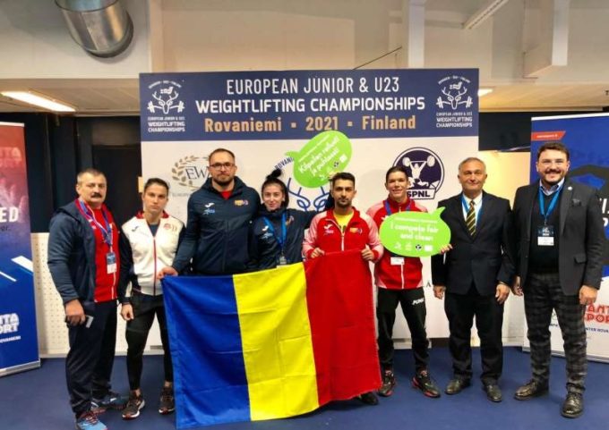 Haltere: România a încheiat Campionatele Europene U23 din Finlanda cu 3 medalii de aur, 3 de argint şi 3 de bronz