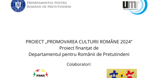 ÎNCHEIERE PROIECT PROMOVAREA CULTURII ROMÂNE 2024