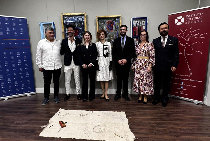 Inaugurarea expoziției «𝐍𝐎𝐒𝐓𝐀𝐋𝐆𝐈𝐀», în cadrul Institutului Cultural Român de la Madrid