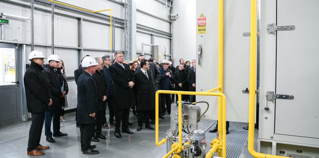 Inaugurarea staţiei de comprimare gaze naturale Podişor, din judeţul Giurgiu