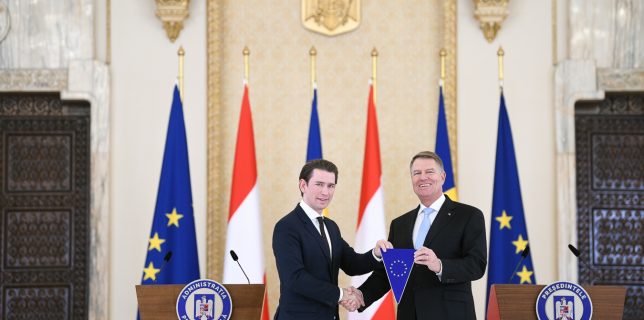 Iohannis – Este un moment simbolic pentru România; ne bucurăm să preluăm preşedinţia Consiliului UE de la Austria