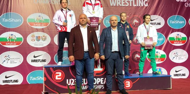 Lupte Andreea Beatrice Ana, medaliată cu bronz la Europenele Under-23 din Serbia