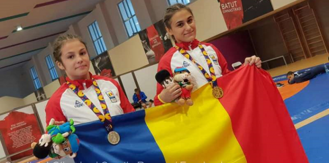 Luptătoarele Georgiana Antuca şi Ana-Maria Pîrvu au adus României primele medalii la Baku