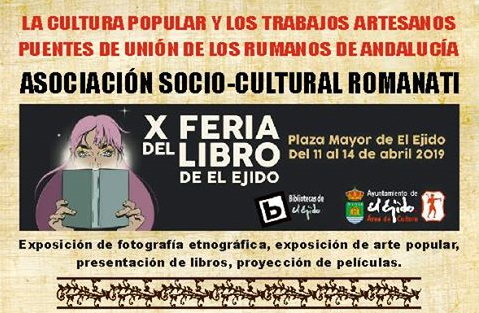 Participare românească la Târgul de Carte (Feria del Libro), ediția a X-a, 11-14 aprilie 2019, în El Ejido, Almería 1