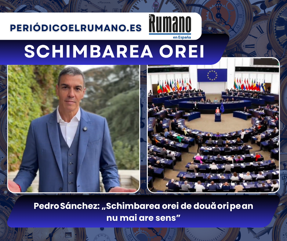 Pedro Sánchez Schimbarea orei de două ori pe an nu mai are sens-1