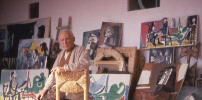 Pictorul spaniol, Pablo Picasso, unul dintre cei mai celebri şi de succes artişti din istorie