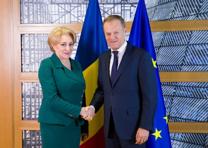 Premierul Dăncilă – întrevedere cu Donald Tusk; a reiterat sprijinul României pentru consolidarea proiectului european