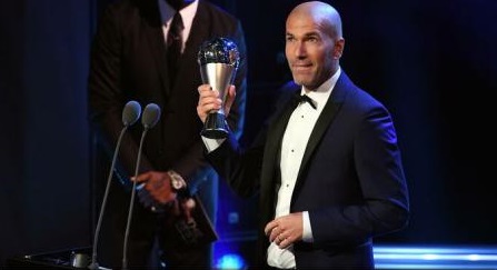 Premiile The Best FIFA – Zinedine Zidane, cel mai bun antrenor al anului 2017