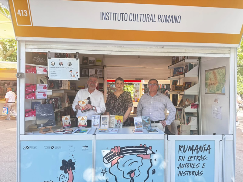 Prezențe românești de excepție la Feria del Libro de Madrid 2026-7