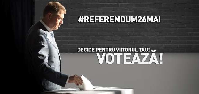 Preşedintele Iohannis îi îndeamnă pe cetăţeni să voteze la referendum
