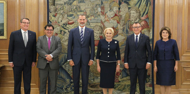Primirea prim-ministrului Viorica Dăncilă de către Majestatea Sa Felipe al VI-lea Regele Spaniei