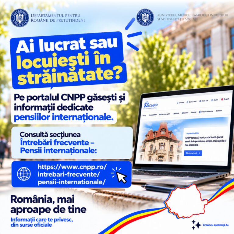 România, mai aproape de tine Informații despre pensie, stagii de cotizare sau pensii internaționale-1