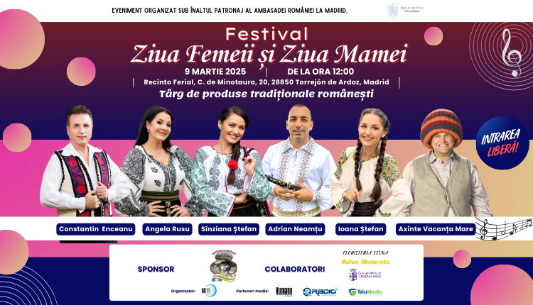 Sărbătorim împreună la Festivalul Ziua Femeii și a Mamei 2025