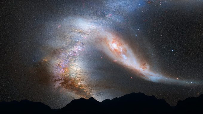 Studiu Spania – Calea Lactee se extinde către galaxia Andromeda cu circa 500 de metri pe secundă