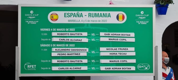 Tenis: Roberto Bautista şi Gabi Boitan vor deschide meciul Spania - România, din Cupa Davis