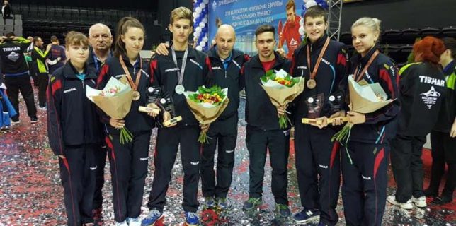 Tenis de masă – O medalie de argint şi două de bronz pentru România, la Europenele Under-21