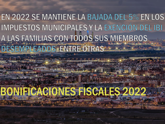 Torrejón de Ardoz: El alcalde anuncia que en 2022 los impuestos municipales continuarán con una bajada del 5% a través de su domiciliación