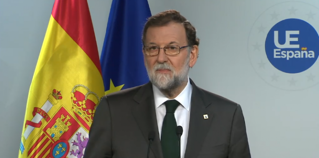 VIDEO Rajoy en Bruselas volver a la legalidad y recuperar la normalidad constitucional