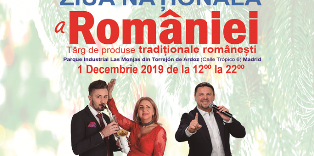 Vino să sărbătorim împreună Ziua Națională a României în Torrejón de Ardoz Madrid-2019