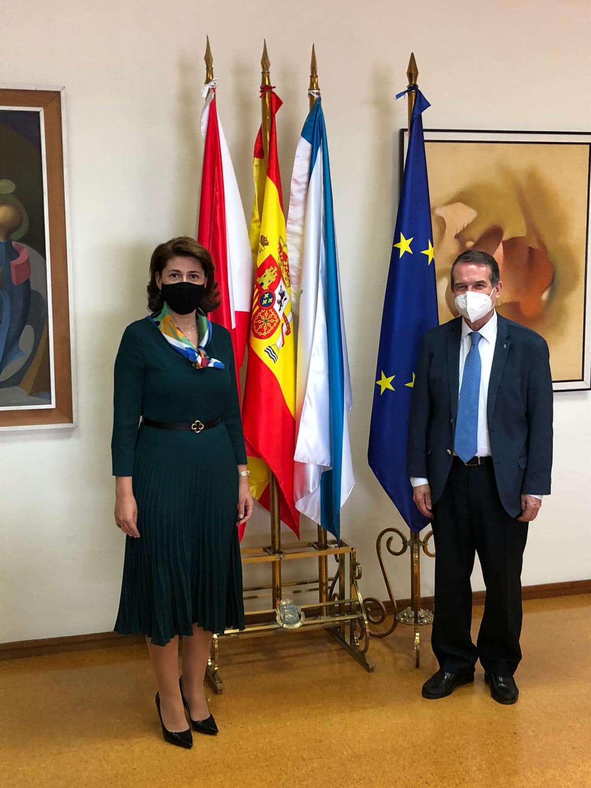 Vizită de lucru a ambasadorului român în Spania, Gabriela Dancău, în regiunea Galicia 1