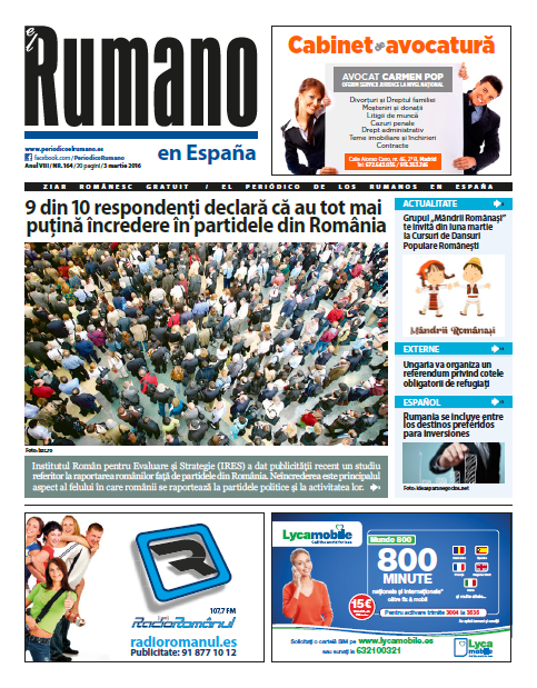 Numărul 164 al Ziarului El Rumano, descarcă aici!