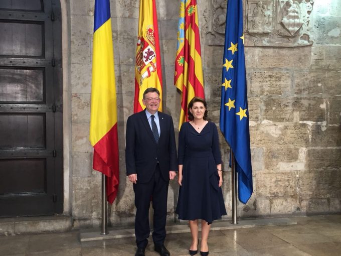 Întrevederea Ambasadorului României cu președintele Guvernului Comunităţii Valenciene (Generalitat Valenciana), Ximo Puig