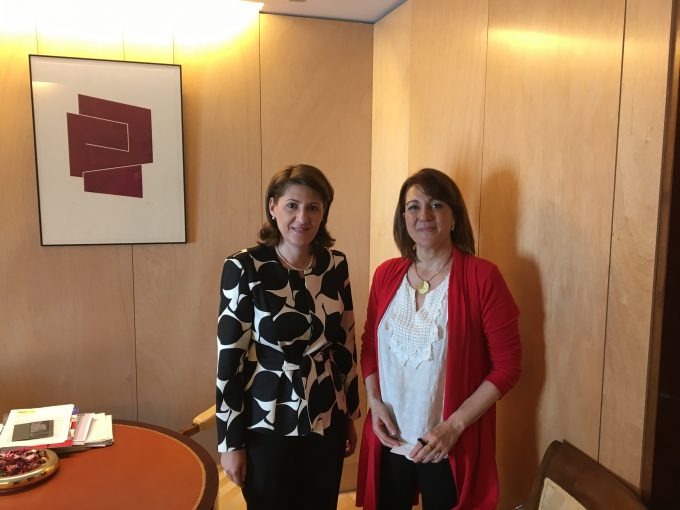 Întrevederea ambasadorului României în Spania cu deputata Soraya Rodríguez Ramos, președinta Comisiei mixte pentru Uniunea Europeană din Parlamentul spaniol